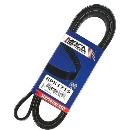 MOCA AUTOPARTS 6PK1715 Serpentine Belt for 16-19 for BMW X1 2L & 14-19 for Mini Cooper 2L & 92-95 for Volkswagen EuroVan 2.5L