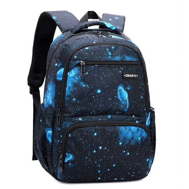 Stylish Stellar Schoolbag For Primary And Middle School Students To Reduce The Burden Of Teenagers Schoolbag Student Outdoor Travel Backpack Three-piece Backpack