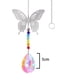 thumbnail image 2 of Atrapasueños de cristal de mariposa, máquina colgante de arcoíris de cristal para decoración de ventana, hogar y jardín, 2 of 5