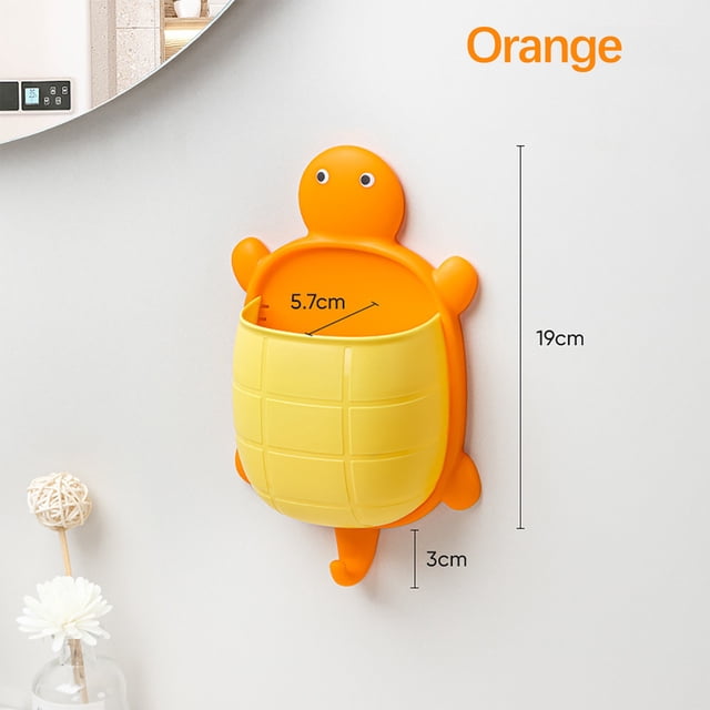 Chmadoxn Storage Trunks,Closet Organizers and Storage, Turtle Storage Rack, Makeup Tool Sorting Box, Dormitory Bathroom, Toothbrush, Bedside, Mobile Phone Wall Hanging the Storage
