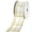 Ivory, variant on HOMEFORD Christmas Glittered Plaid Faux Linen Wired Ribbon, 2-1/2-inch, 10-yard, Ivory