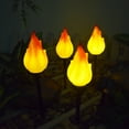 thumbnail image 5 of Leyfeng Cross-border new solar simulated flame lamp courtyard decoration outdoor atmosphere creative flame garden lamp single, 5 of 8