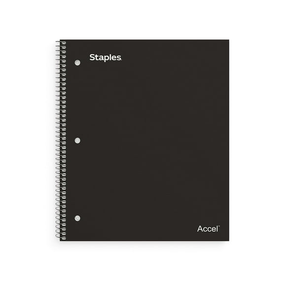 Staples Premium 2-Subject Notebook 8.5" x 11" College Ruled 120 Sheets 3/Pack ST58310DVS
