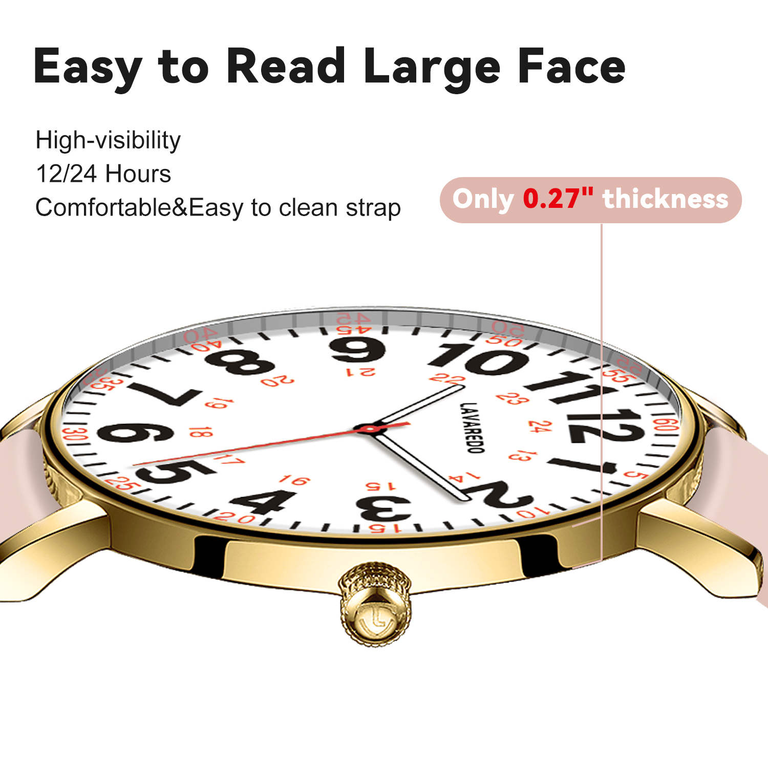 Bomieux Women's Luminous Nurse Watch with Silicone Band photo 3