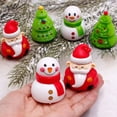 thumbnail image 4 of Nuevos regalos de Navidad Muñeco de nieve Papá Noel Árbol de Navidad Autos a motor Pulseras de papá Juguetes de Navidad para niños Sellos Llaveros Anillos, 4 of 5