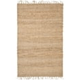 thumbnail image 3 of SAFAVIEH Natural Fiber Tangier Solid Braided Fringe Jute Area Rug, Natural, 4' x 6', 3 of 6