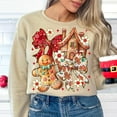 thumbnail image 5 of Gingerbread Christmas Sweatshirt, Christmas Tee, Gingerbread Sweater, Retro Christmas, Cookie Shirt, Xmas Png, 5 of 5