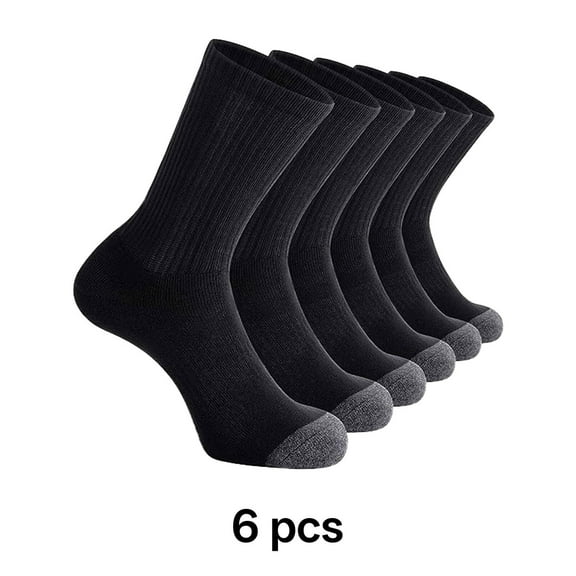 FLORNIX Crew Socks Men,Material Mens Work Socks,Cotton Mens Socks Size 10-13,Style1