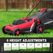 PowerSmart 14 Electric Corded Lawn Mower – Powerful, Precise, and Effortless Mowing