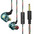 thumbnail image 1 of Methold Auricular con cable HiFi Auricular Escuchar música Juego Jugar Auriculares intrauditivos Cyan Type3 NO3, 1 of 6