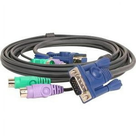 6FT PS2 KVM COMBO PREMIUM CABLE W/ MICRO LITE TECHNOLOGY