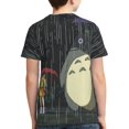 thumbnail image 2 of Totoro Garçons Filles T-Shirt à Imprimé Graphique 3d Col Rond Manches Courtes, 2 of 7