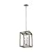 thumbnail image 3 of Moffet Street 3 Light Chandelier - Washed Pine and Chrome, 3 of 3