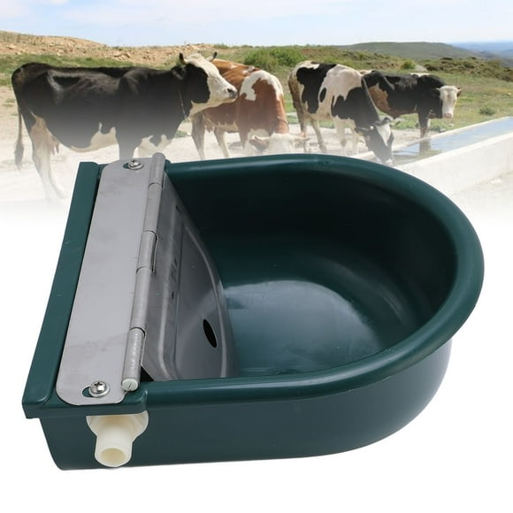 Cattle Automatic Livestock Waterer Bowl High Capacity Stainless Steel Plastics Cattle Water Trough Bowl Water Dispenser for Sheep