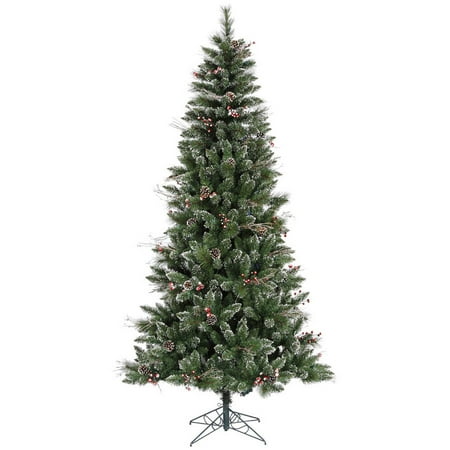 vickerman 7 snow tipped pine and berry artificial vickerman 7 snow tipped pine and berry artificial
