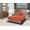 Orange, variant on Gorgeous Home Linen Hotel Collection Nena Reversible Quilt Coverlet Set, Solid Color, Twin Size Orange