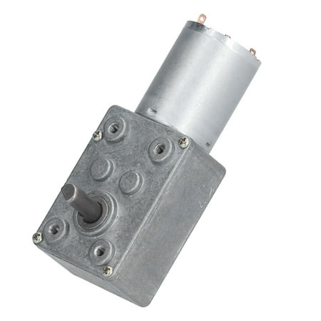 

Geared Motor Reducer 46RPM Self Locking For Window Opener For Miniature Winches For Door Opener
