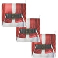 thumbnail image 7 of SKYSONIC Santa Claus Belt Belly Baby Muslin Washcloths Face Towel, 3 PCS Vintage Christmas Burp Cloths Cotton Wipes Infant Wash Cloth for Newborn Boys Girls 12"x12", 7 of 7