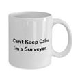 thumbnail image 2 of Fancy Surveyor Gifts, I Can't Keep Calm I'm a Surveyor, Funny Birthday 11oz Mug For Coworkers From Coworkers, Best surveyor gifts for men, Best surveyor gifts for women, Best surveyor gifts for ,, 2 of 2