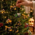 thumbnail image 4 of 24 Pcs Christmas Construction Vehicles Ornaments, Cute Acrylic Tree Decor for Student Party, Holiday Gifts 24 Pc Set, 4 of 6