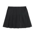 thumbnail image 3 of Girls Solid Color Pleated Skirt, Korean Style School Uniform Skirt with Anti-Slip Lining, Casual High Waist Skirt for Teen Girls Daily Wear Black 100, 3 of 3