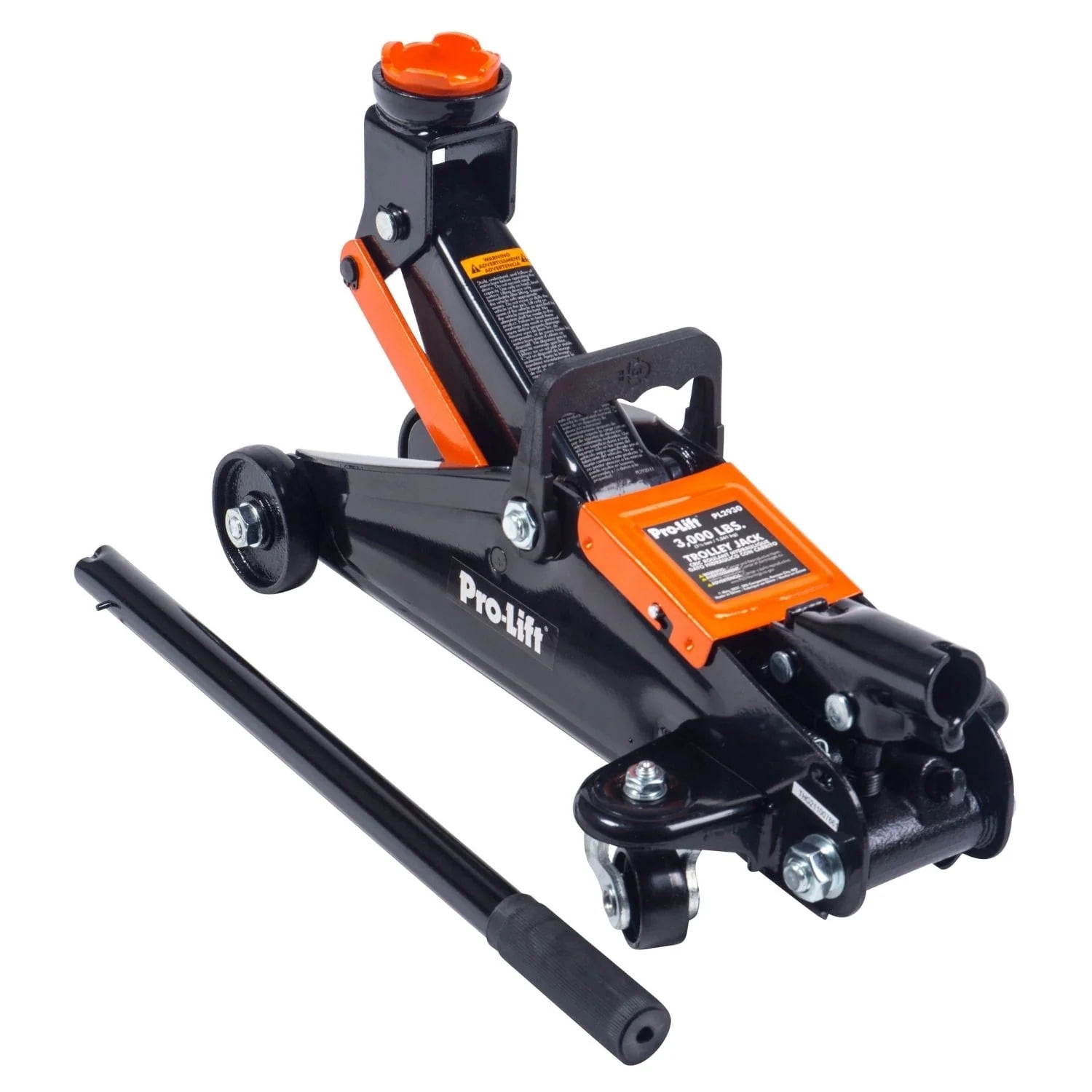 Pro-Lift Hydraulic 1.5 Ton Trolley Jack Car Lift - 3000 LBS Capacity