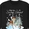 thumbnail image 3 of Disney Bambi - Christmas - Up To Snow Good - Men's Crew Neck Fleece Pullover, 3 of 5