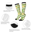 thumbnail image 6 of Daiia Sports Socks Watercolor St Patrick Day Printed Novelty Crew Socks for Men Women Knee High Socks Cotton Socks Soft & Breathable Support Unisex Socks, 6 of 9