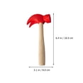 thumbnail image 3 of SHISUYAN 3Pcs Children Wood Hammer Tool Toy Simulation Maintenance Hammer Tools Toy, 3 of 8
