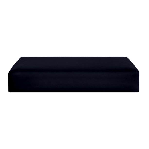 RSH Décor Indoor Outdoor Single Ottoman Cushion, 24" x 24" x 4", Navy