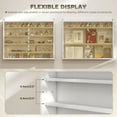 thumbnail image 4 of HOMCOM 5-Storey Wall Shelf Display Cabinet, Shot Glass Display Case, 4 of 10