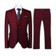thumbnail image 1 of Allthemen Mens Business Wedding Notched Lapel Solid Color Slim-fit Two-button Three-piece Suit (Blazer and Pants and Vest) zhangyuxiang LED, 1 of 2