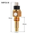 thumbnail image 1 of 6 in 1 Tachometer Gauge GPS Speedometer Fuel Level Water Temp Oil Pressure 0~10Bar Sensor Alarm For Car Boat Motorcycle Meter, 1 of 7