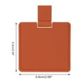 thumbnail image 2 of Unique Bargains 1 Pc Square Shape Makeup Mirror for Business Travel Orange Stainless Steel, 2 of 5
