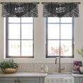 thumbnail image 3 of LALILO Kitchen Curtain Valance Beautiful Floral Rod Pocket Window Curtain 52"x 18" Set of 2, 3 of 7