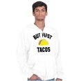 thumbnail image 5 of But First Tacos Tuesday Funny Food Zip Up Hoodie Men's Women's Brisco Brands S, 5 of 6