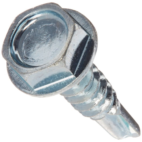 ITW Brands 21322 450 Pack, Teks, 10-15 x 3/4", Hex Washer Head Drill Point Screw