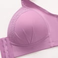 thumbnail image 3 of Everyday Front-Closure Bra for Daily Comfort Full Coverage Wireless Support Soft Lightweight non Padded Underwire Everyday Wear Plus Size, 3 of 7