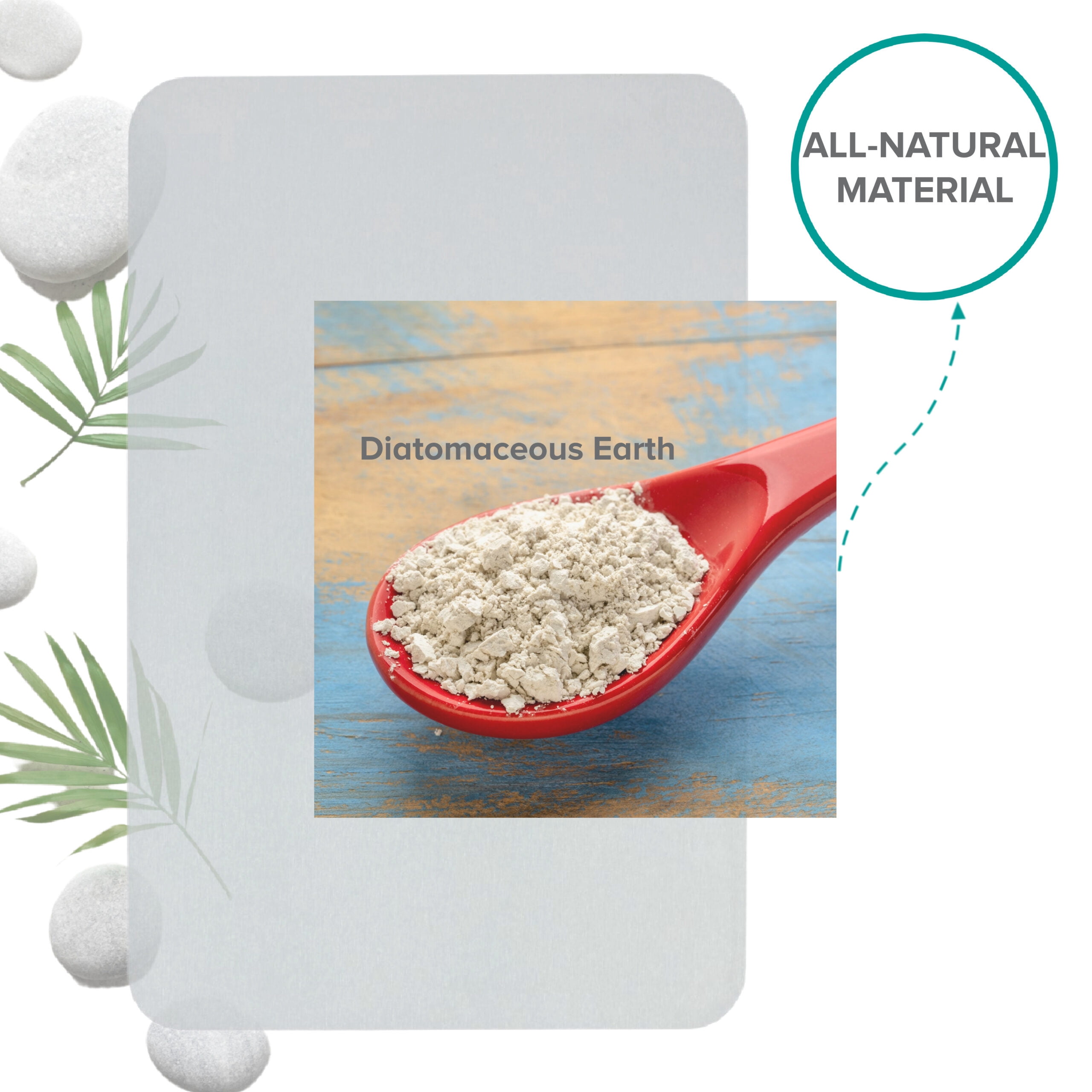 SlipX Solutions Quick-Dry Absorbent Non-Slip Bath Mat Made of Diatomaceous Earth (Eco-Friendly Stone Floor Mat, 17.75” x 13.75”)