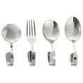 thumbnail image 3 of 4pcs Stainless Steel Dessert Spoons Bent Handle Spoons Dessert Spoons (Silver), 3 of 6