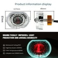 thumbnail image 3 of 25W Motorcycle Headlight 3 Inch Devil Led Aluminum Waterproof Headlight, 3 of 8