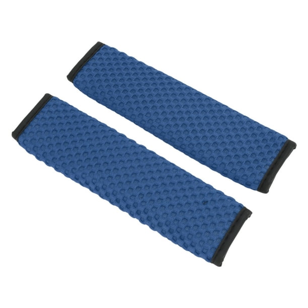 Cojín para cinturón de seguridad azul de Bargains Únicos, poliéster, 23 cm, cojín para correa de cinturón de hombro, 2 Pcs
