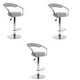 thumbnail image 1 of Heavenly Collection Adjustable Stool with stainless steel base. SET OF 3, 1 of 2