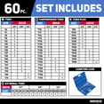 thumbnail image 6 of NEIKO 10287A Extra Long Socket Bits and Deep Socket Set | 60 Piece | S2 Tamperproof Torx Plus Bits and Cr-V Steel E-Torx Sockets, 6 of 6