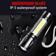 thumbnail image 6 of LED Flashlight | 1000 Lumens Rechargeable Powerful Handheld Flashlight | Zoomable with 3 Modes | IPX5 Waterproof Aluminum Alloy | Includes USB Cable | Compact 9.3cm Size, 6 of 8