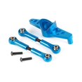 thumbnail image 5 of Kit de engranaje de dirección doble de Metal Cnc para 5t Rovan King Motot, accesorios modificados y mejorados, azul, 5 of 5