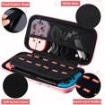 thumbnail image 3 of Estuche de transporte de carcasa dura con patrones de melocotón Estuche de transporte portátil y protector con 2 tapas de pulgar Compatible con accesorios de Nintendo Switch ACTIVE Biensenido a ACTIVE, 3 of 4