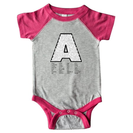 

Inktastic A Word Search Puzzle Gift Baby Boy or Baby Girl Bodysuit