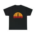 thumbnail image 2 of Vintage Retro Sunset Disc Golf T-shirt, 2 of 3