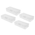 thumbnail image 3 of Verdant Touch Boîte de rangement en plastique transparent avec couvercle à charnière pour petits objets, artisanat, perles, bijoux, 3 of 14
